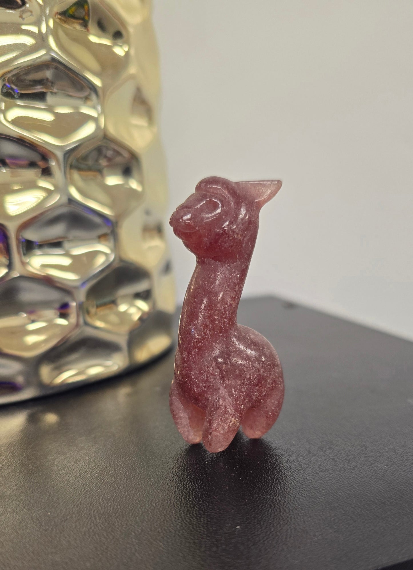 Strawberry Quartz Llama