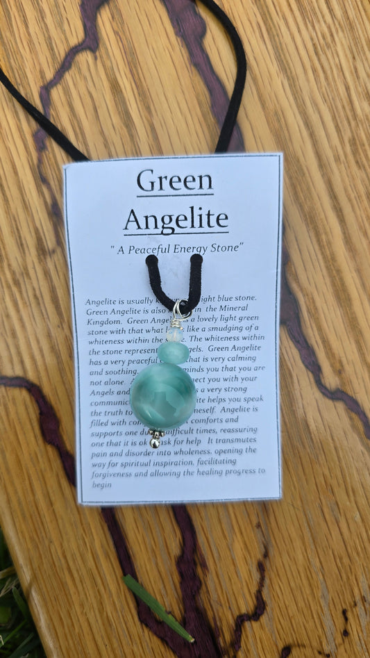 Green Angelite Necklace