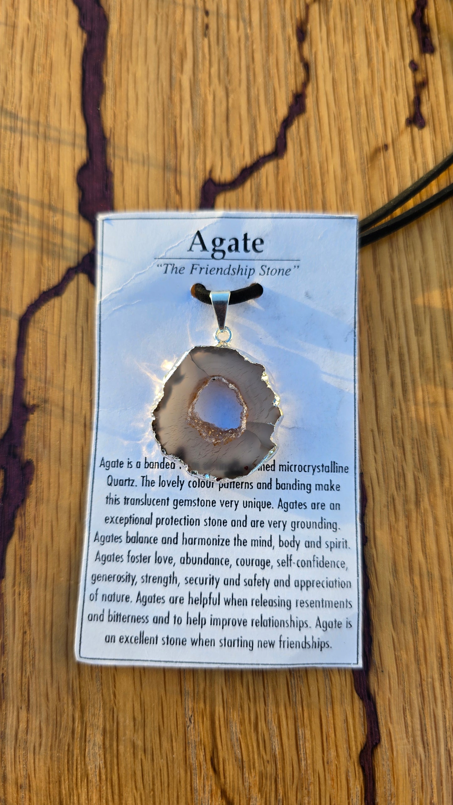 Agate- Necklace small