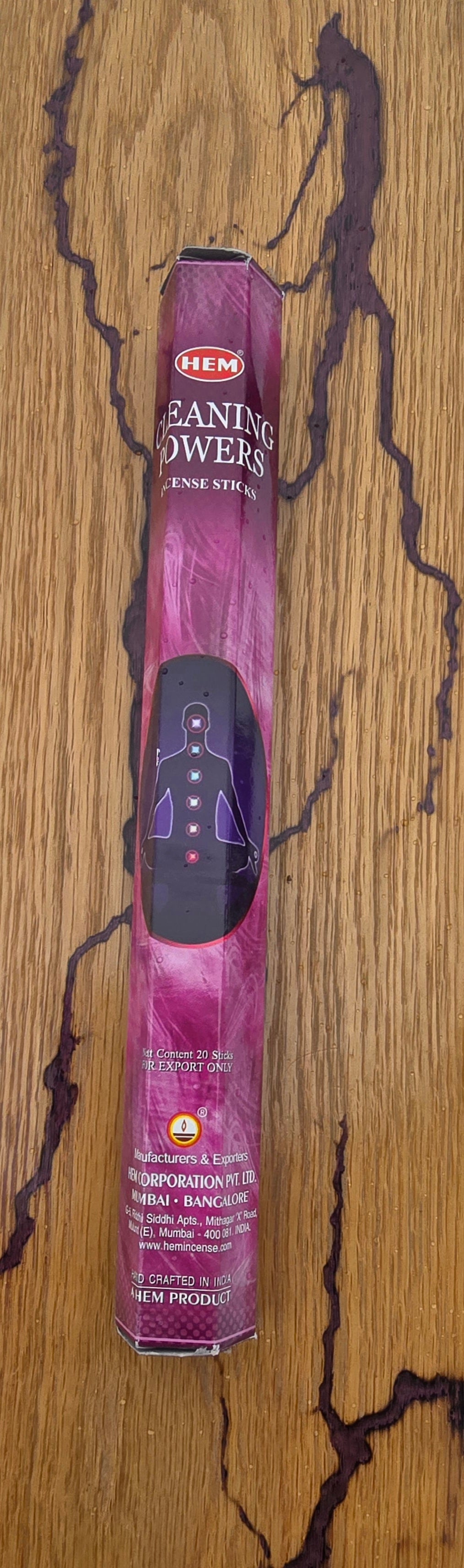 Cleaning Powers Incense Sticks HEM